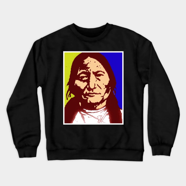 SITTING BULL Crewneck Sweatshirt by truthtopower